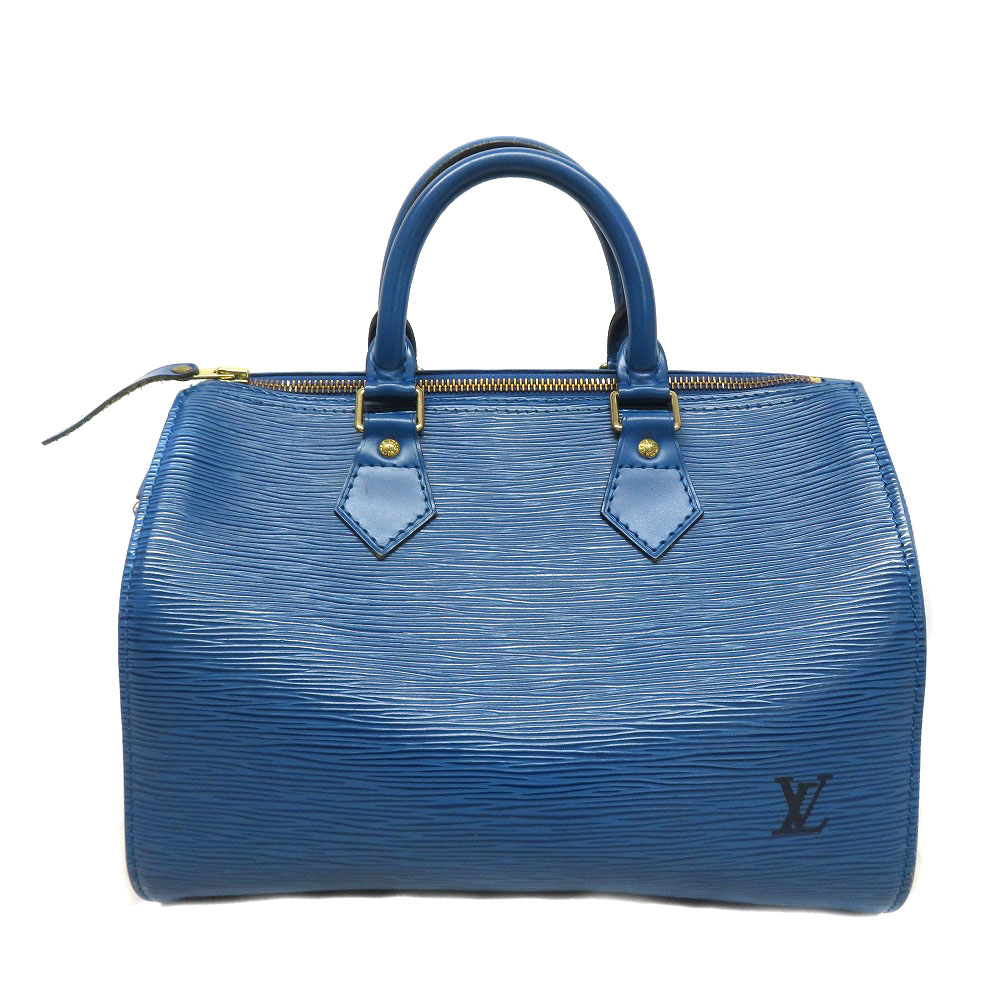 ルイヴィトン Louis Vuitton M43005 スピーディ30 レディース ハンドバック エピ 青碧 【中古】
