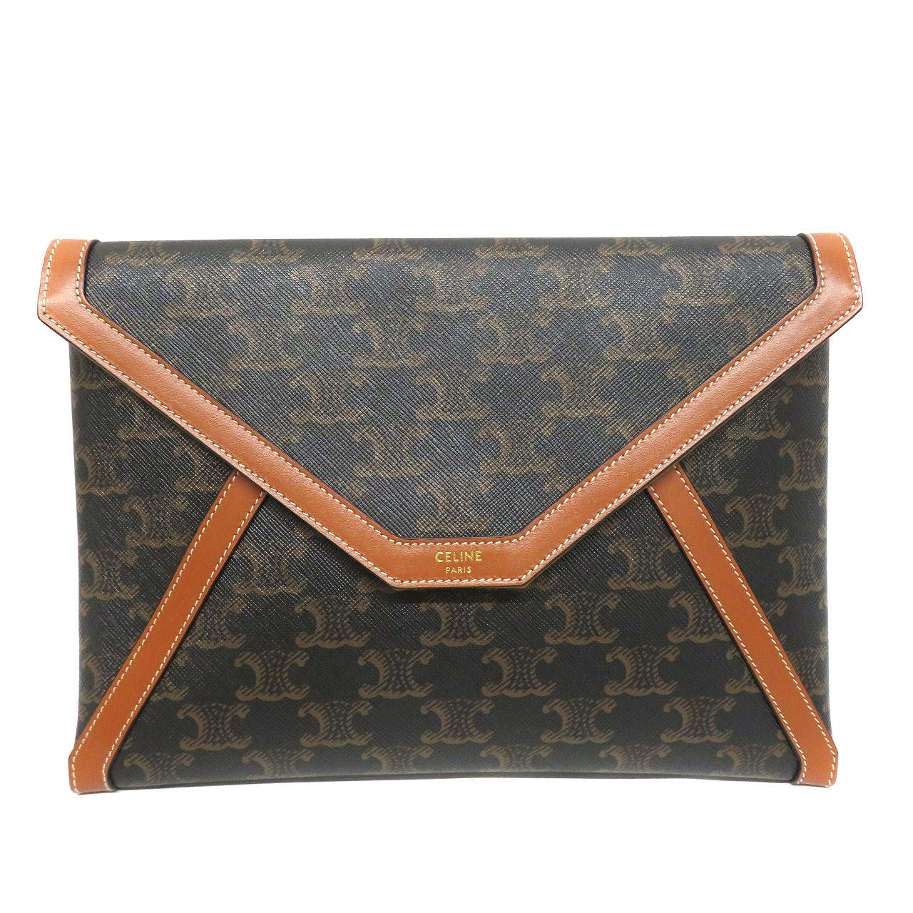 セリーヌ Celine クラッチペダル御徒面子 トリオンフ 【中古】