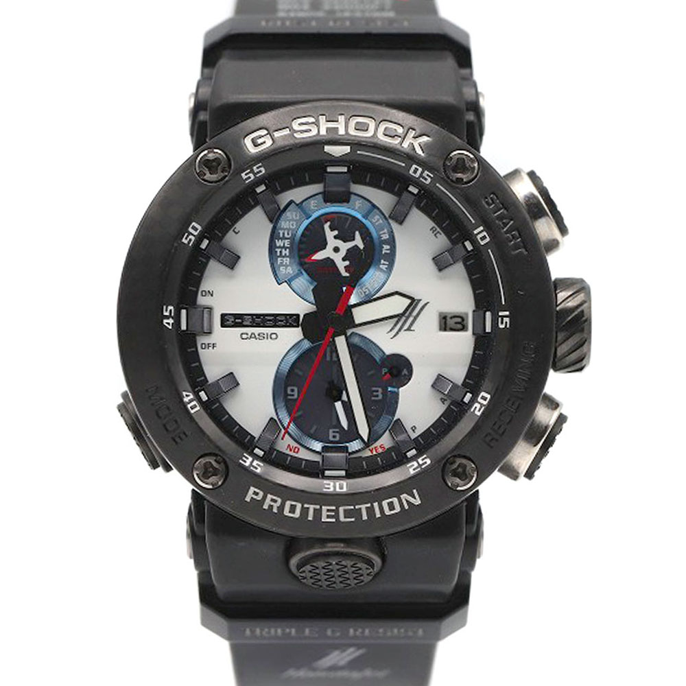 カシオ Casio GWR-B1000HJ-1JAJR グラビティマスター ホンダジェットコラボ ホワイト文字盤 タフソーラー 腕時計 カーボン メンズ 【中古】