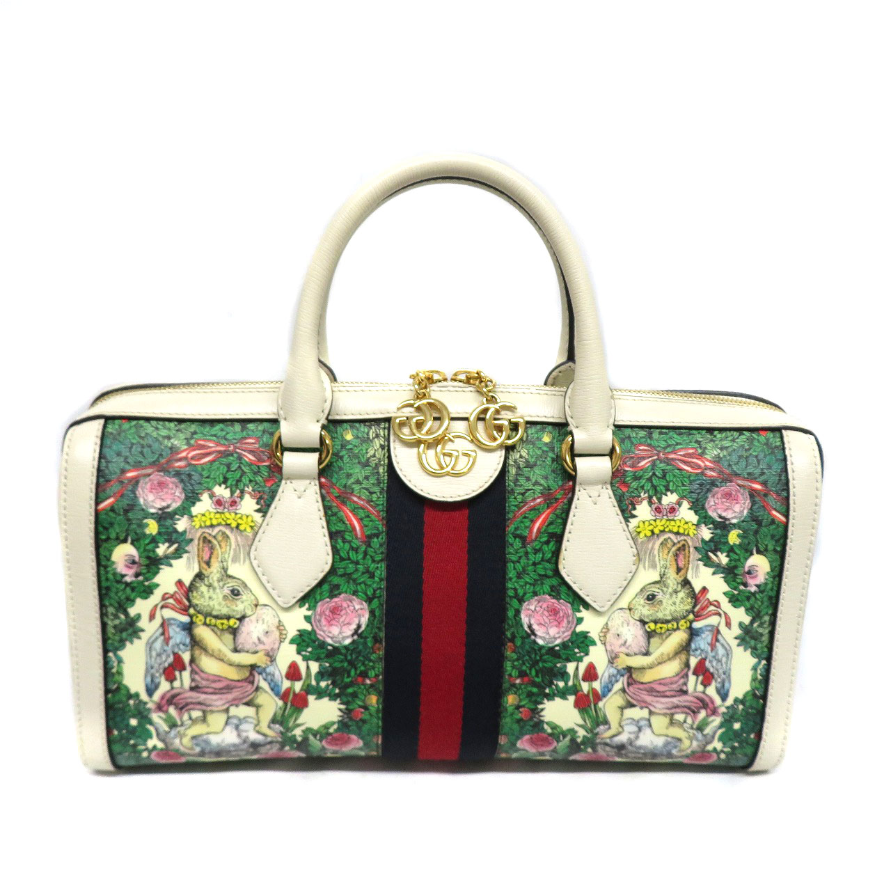 グッチ Gucci 524532 オフイデア ヒグチユウココラボ ハンドバッグ【中古】