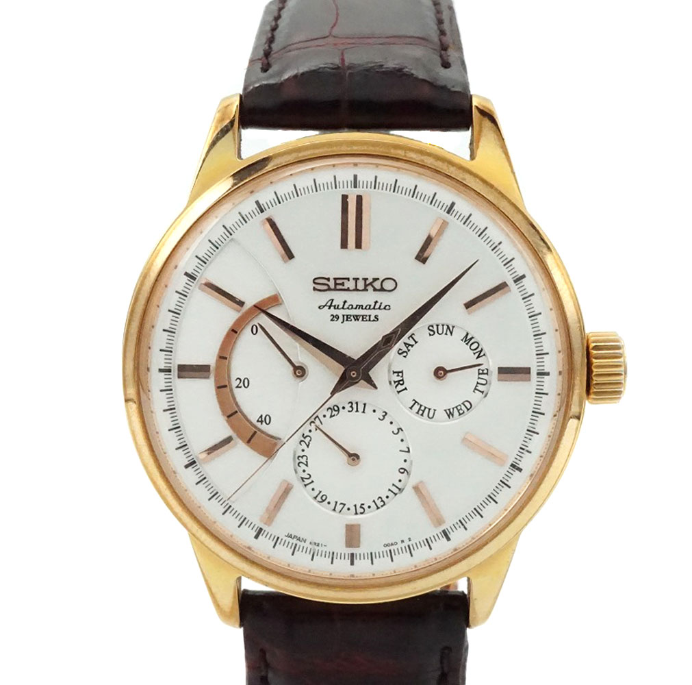 セイコー　自動巻　6R21-00A0 楽天市場】【SEIKO】セイコー 6R21-00A0 デイデイト パワー