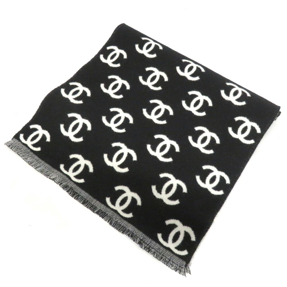 楽天市場】シャネル CHANEL マフラー スカーフ ココマーク ブラウンx