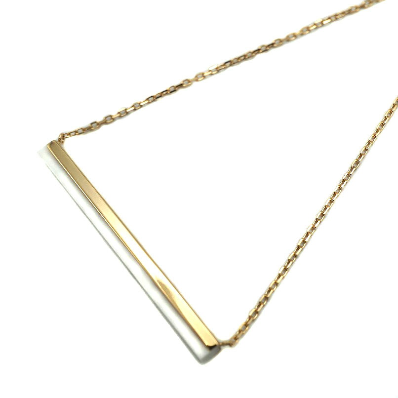 K18 色石 1.50ct ネックレス ジュエリー アクセサリー ゴールド【中古】