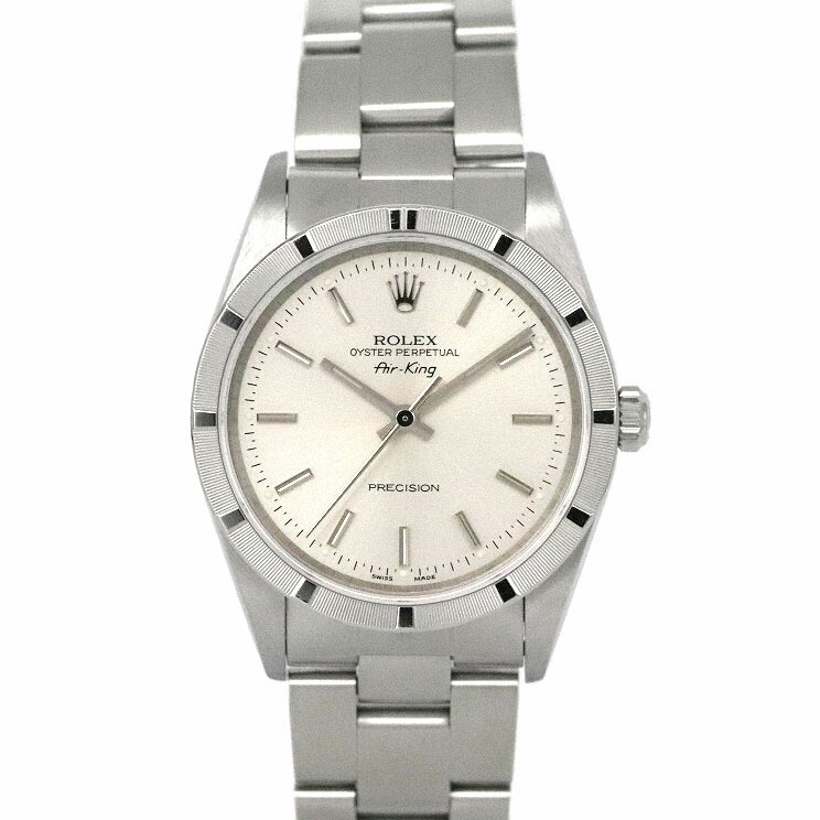 ロレックス Rolex 14010M エアキング シルバー 自動巻き オートマチック Y番 メンズ ボーイズ 腕時計 【中古】