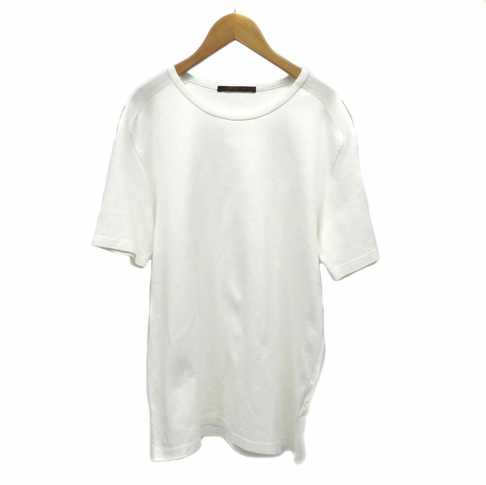 ルイヴィトン Louis Vuitton バックロゴTシャツ 半袖 メンズ ホワイト【中古】