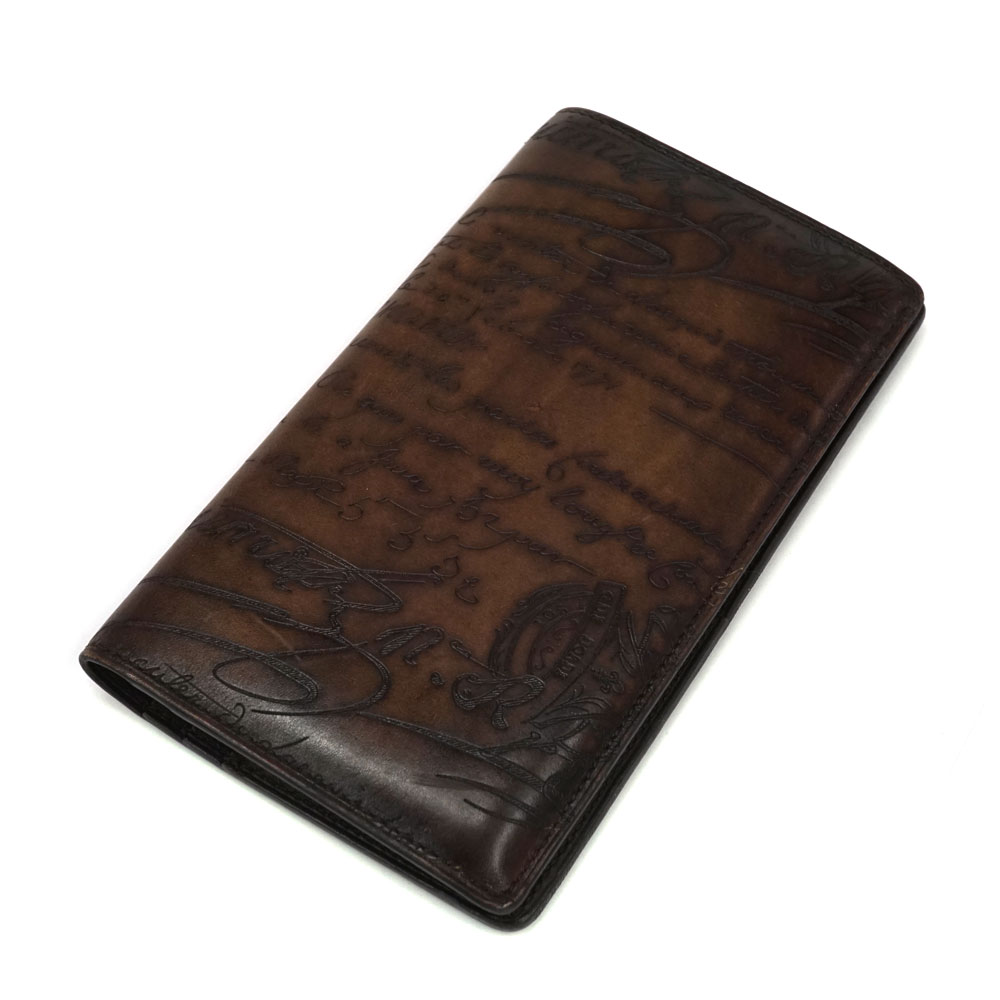 ベルルッティ 長財布 ロングウォレット カリグラフィー ブラウン 70624 楽天市場】ベルルッティ 財布 メンズ カリグラフィー サンタル