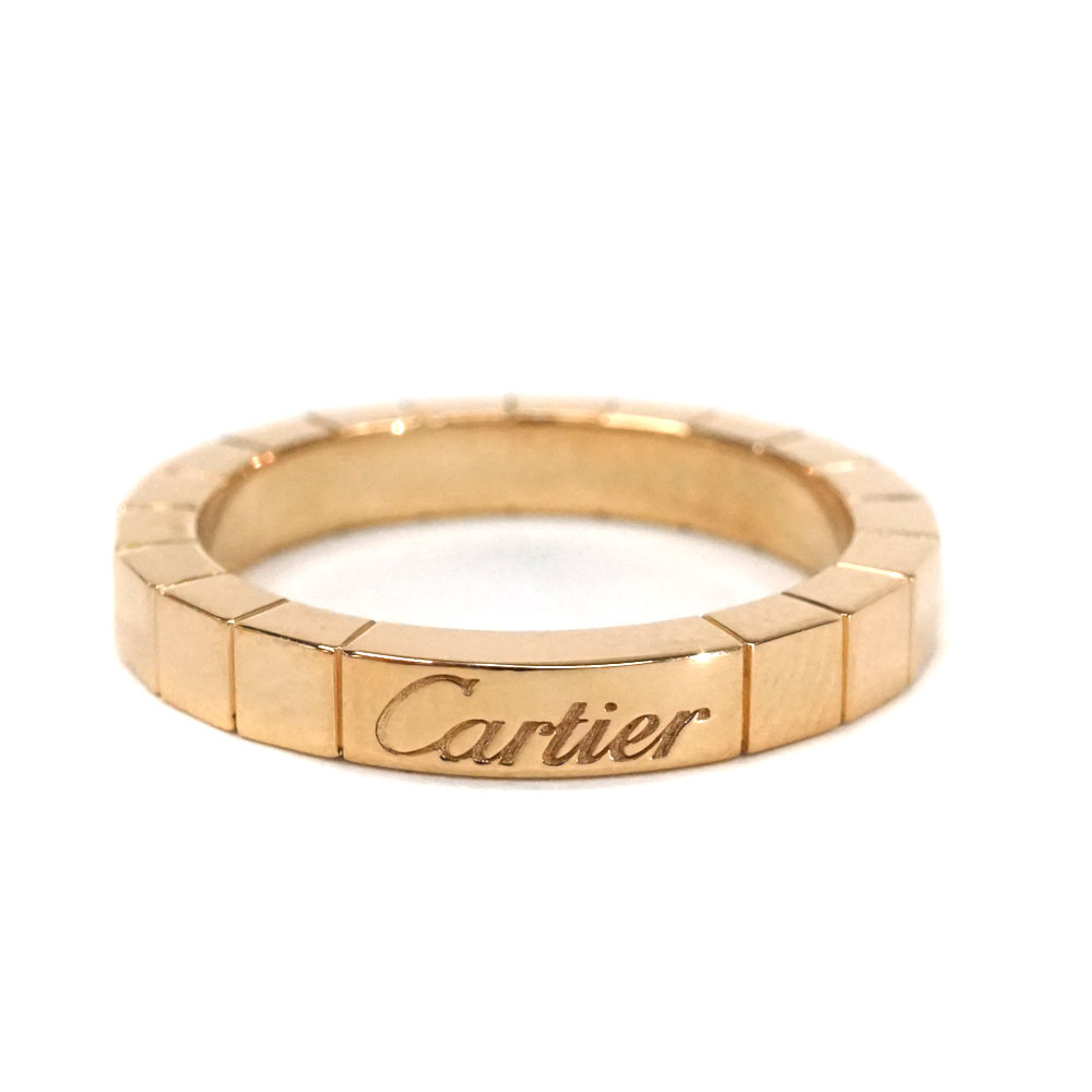 楽天市場】カルティエ Cartier リング ラニエール ハーフ K18WG 6
