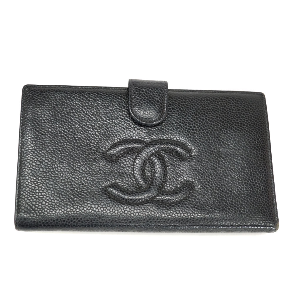 楽天市場】CHANEL(シャネル) カンボンライン がま口 コンパクト 財布