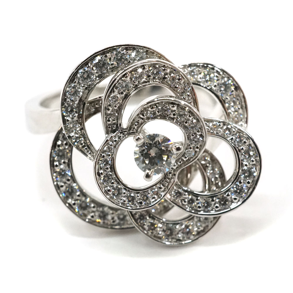 楽天市場】【ジュエリー】CHANEL シャネル カメリア ココマーク リング