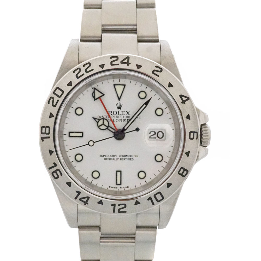 ロレックス Rolex 16570 エクスプローラー2 ホワイト Z番 【中古】