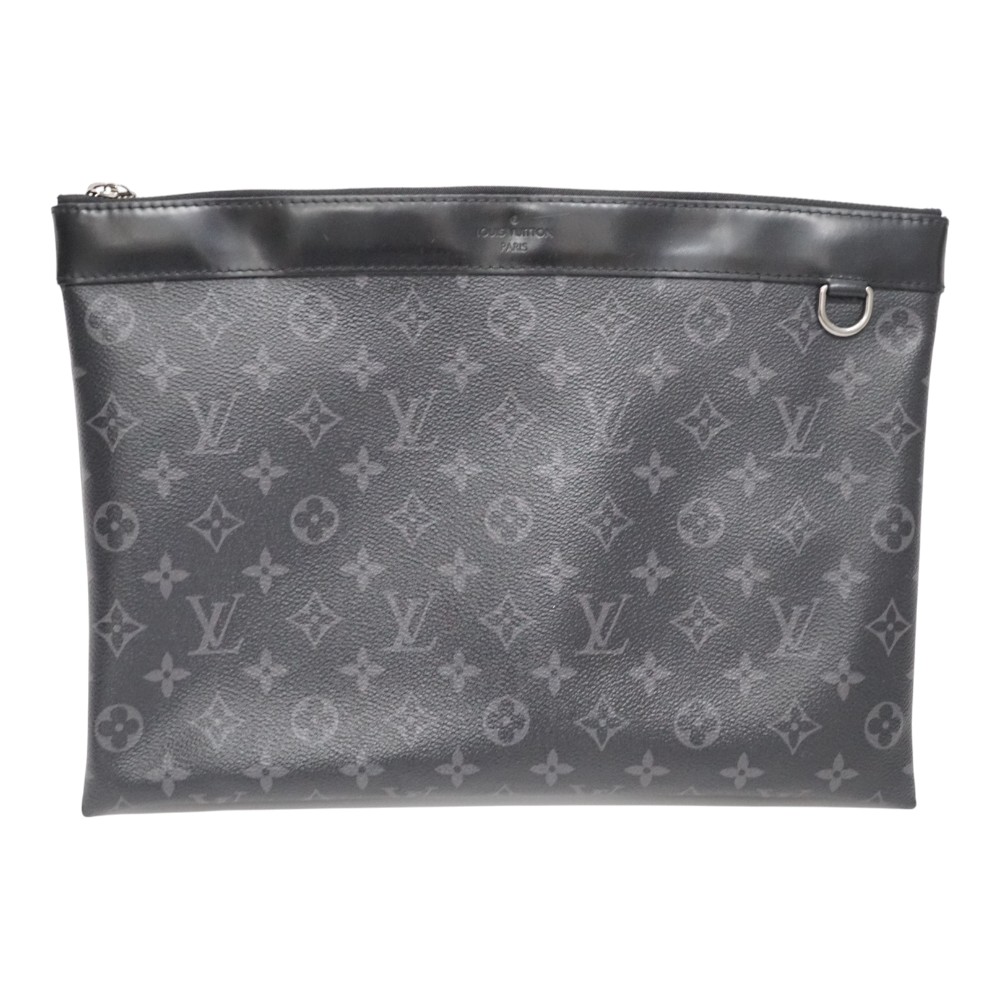 ルイヴィトン Louisvuitton M62291 ポシェット・ディスカバリー クラッチバッグ モノグラム エクリプス【中古】