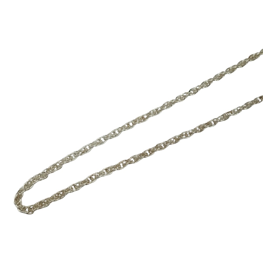 ノーブランド SV925 シルバー チェーンネックレス【中古】