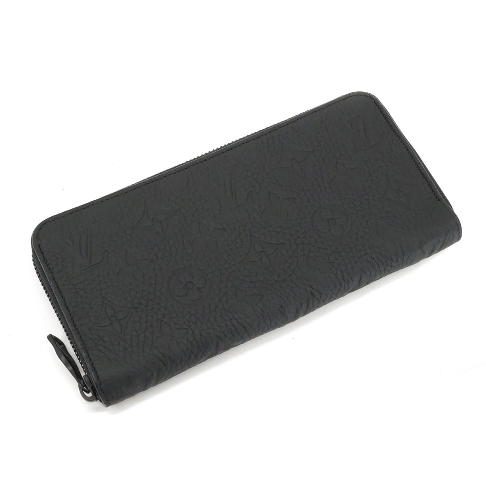 ルイヴィトン Louisvuitton M11721 ジッピーウォレット ホリゾンタル ブラック 【中古j】