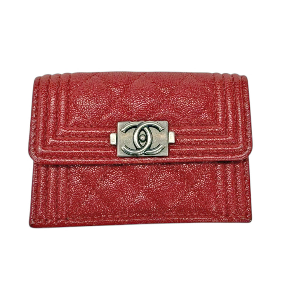 楽天市場】シャネル 財布 レディース ボーイシャネル 三つ折り ミニ