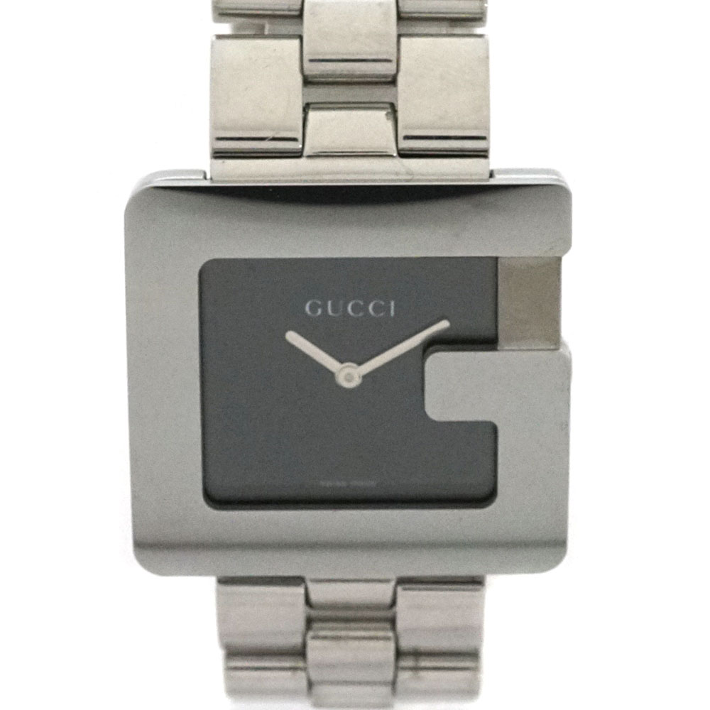 グッチ Gucci 3600M レディース メンズ ウォッチ黒いこと文字記号盤 【中古】