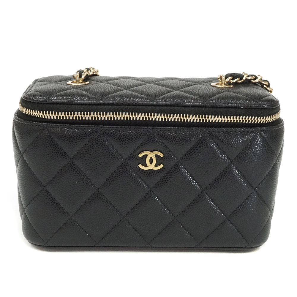 シャネル Chanel AP1341バニティバッグ ブラック【中古】｜質屋かんてい局 店 236,490円