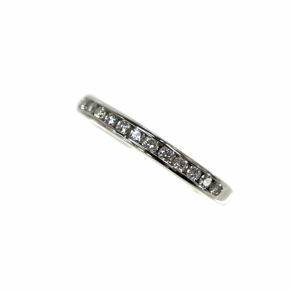 ティファニー Tiffany&co. Pt950 ハーフエタニティチャネルセッティングリング プラチナ950【中古】
