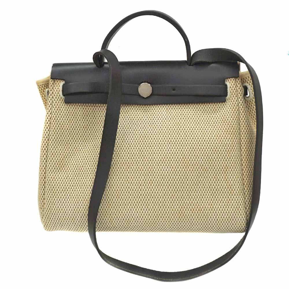 エルメス Hermes 叫び泣き御徒面子PM ベージュ 黒いこと【中古】