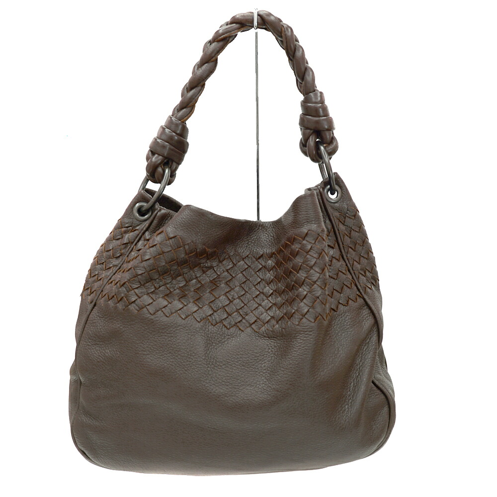 ボッテガヴェネタ Bottega veneta 174526 一ショルダーバッグ 赤銅色【中古】