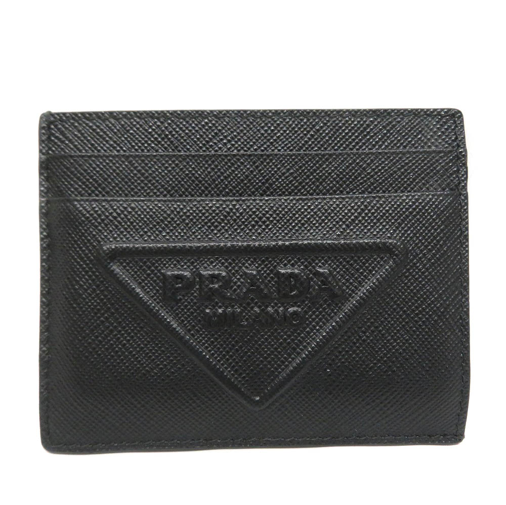 プラダ Prada 2MC223 カードケース サフィアーノ ブラック 【中古】|質屋かんてい局 店