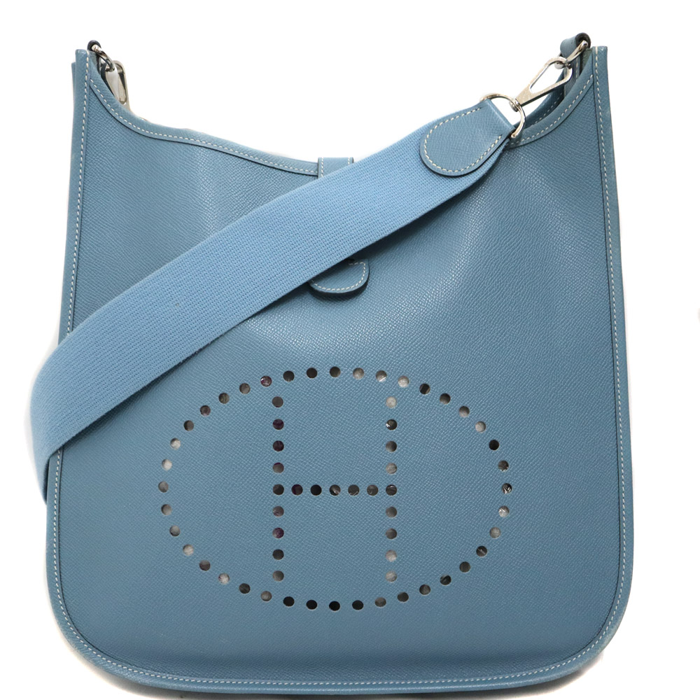 エルメス Hermes エブリン1 GM ショルダーバッグ 推定:エプソン 推定:ブルージーン レディース メンズ【中古】