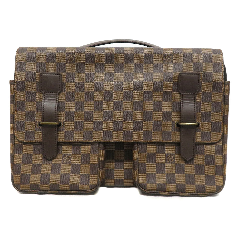 ルイヴィトン Louis Vuitton N42270 ブロードウェイ ダミエ エベヌ ショルダーバッグ ブラウン 【中古】