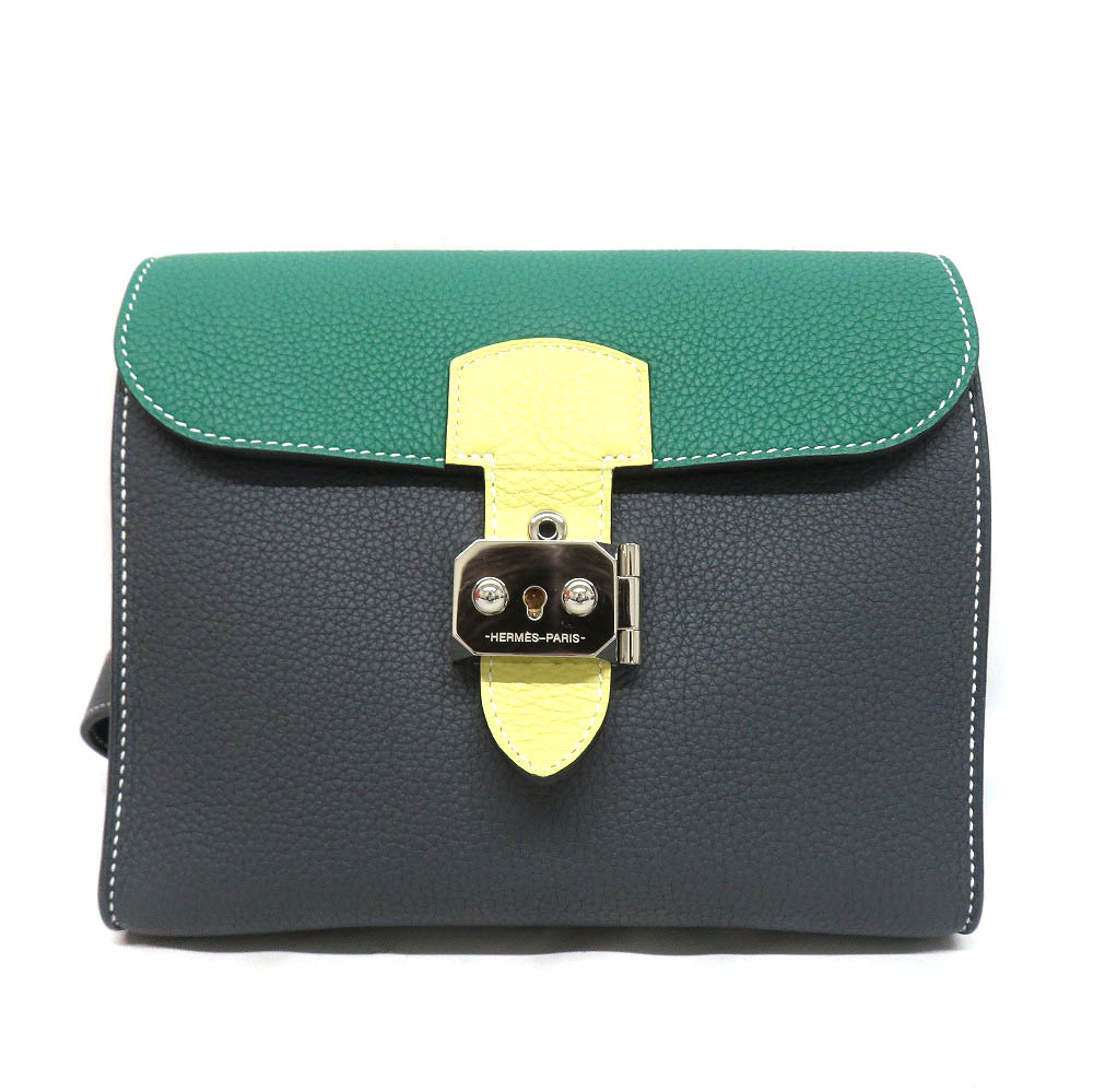 エルメス Hermes サック・ア・デペッシュ21 色つや立ちはだかる トゴ ショルダーバッグ 【中古】