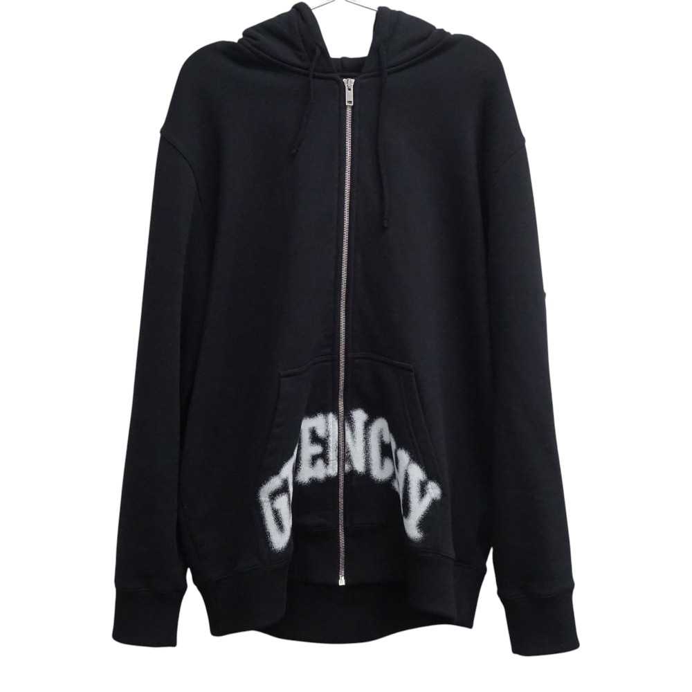 ジバンシー Givenchyラインストーンパーカー メンズ ロゴタイプ 服【中古】 コート・ジャケット-メンズファッション