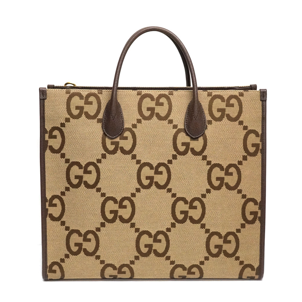 グッチ Gucci 678839 ジャンボGGトート 2WAYバッグ 茶/ブラウン【中古】 78,639円