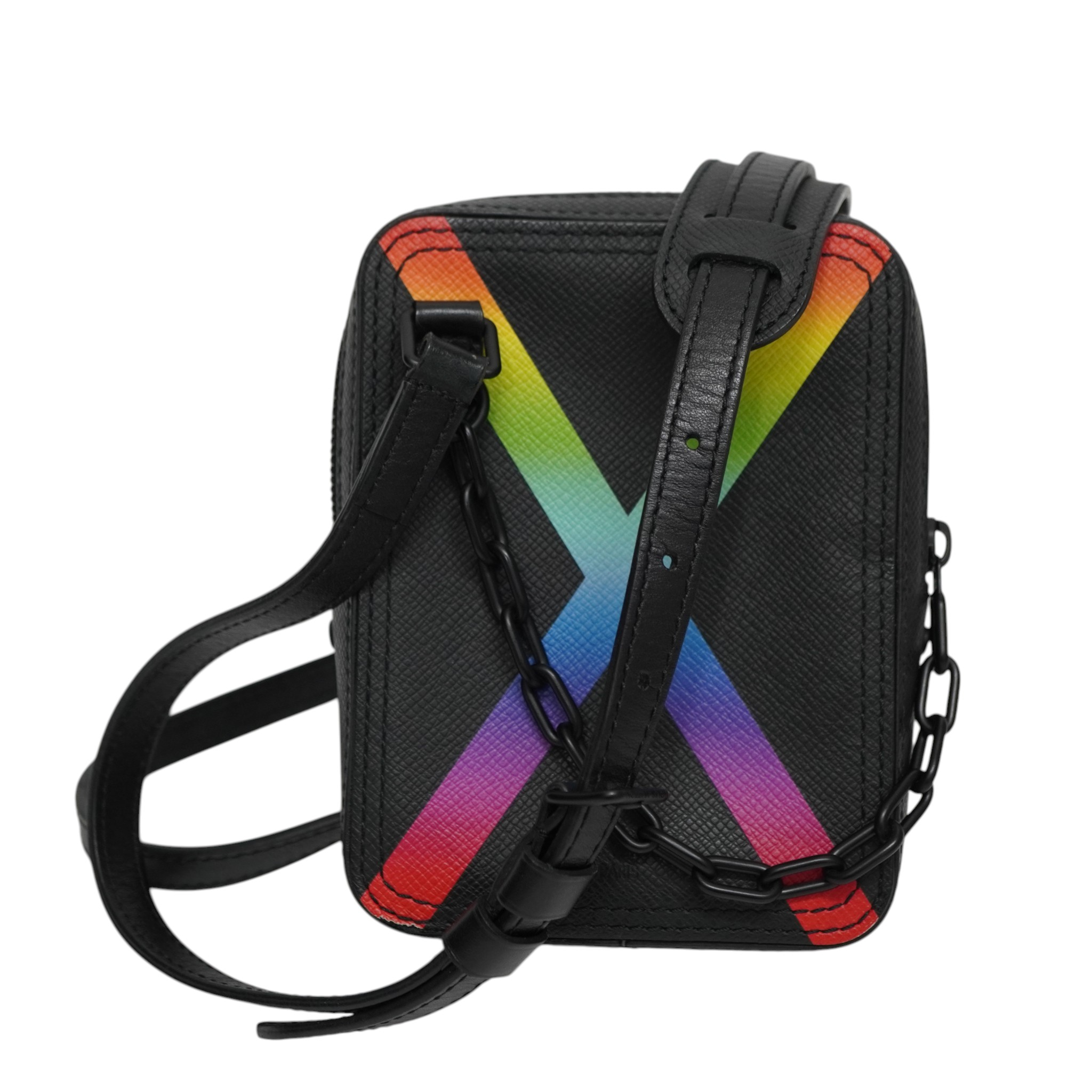 ルイヴィトン Louisvuitton M30332 ダヌーブ・メッセンジャー 五分五分ガ・虹霓  メンズ【中古】