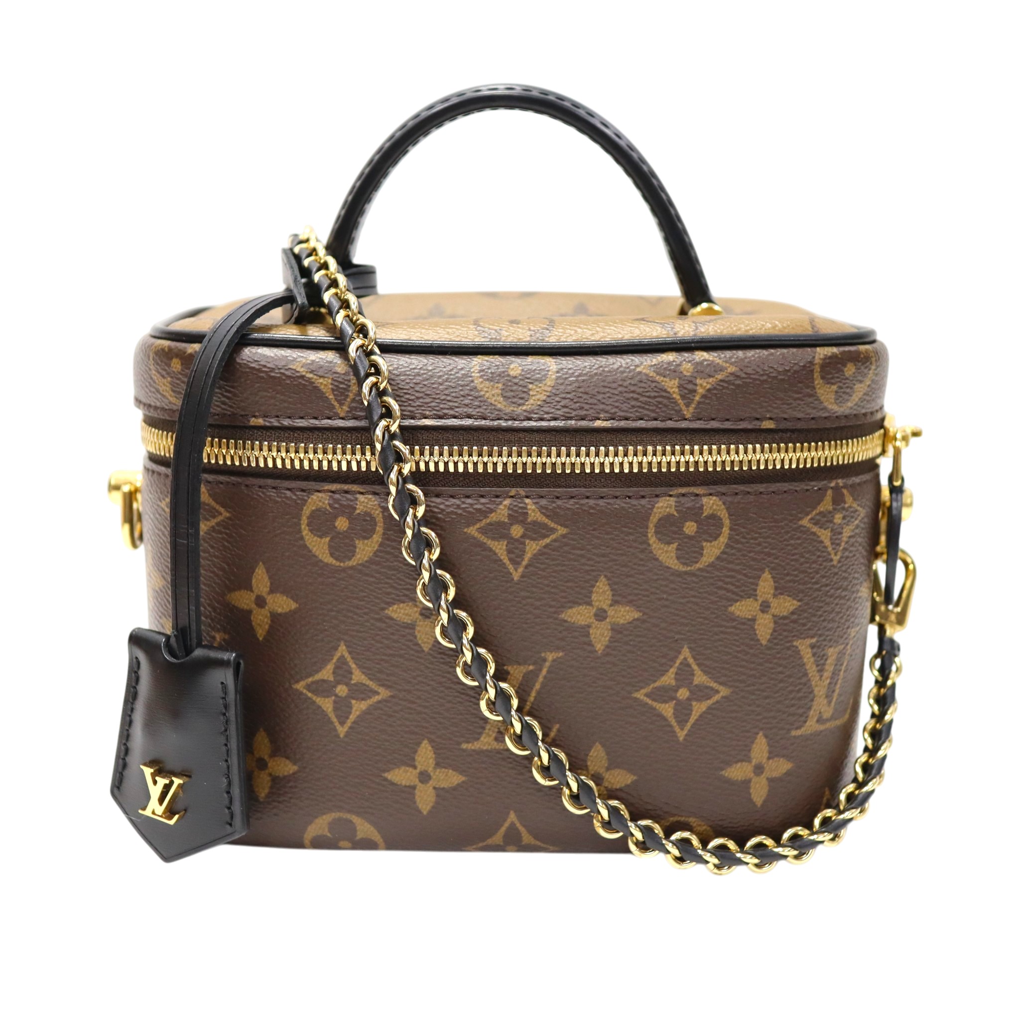 ルイヴィトン Louis vuitton M45165 ヴァニティNV PM モノグラムリバース 2WAY御徒面子【中古】
