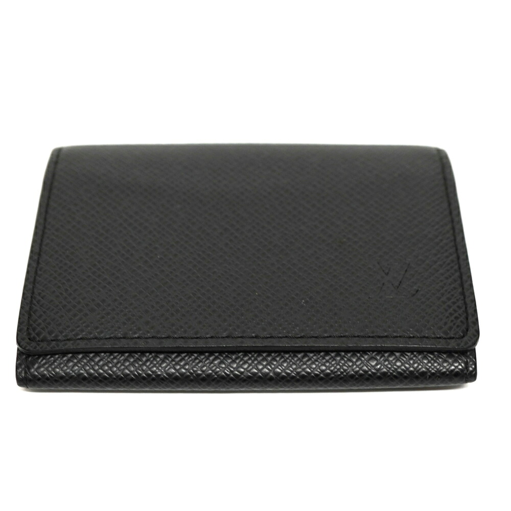 ルイヴィトン LouisVuitton M30922 アンヴェロップカルトドゥヴィジット タイガ ノワール カードケース【中古】