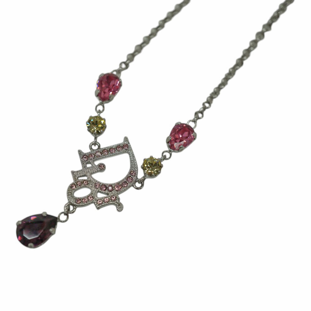 クリスチャンディオール Christian dior ストーンブレスレット シルバー アクセサリー 【中古】