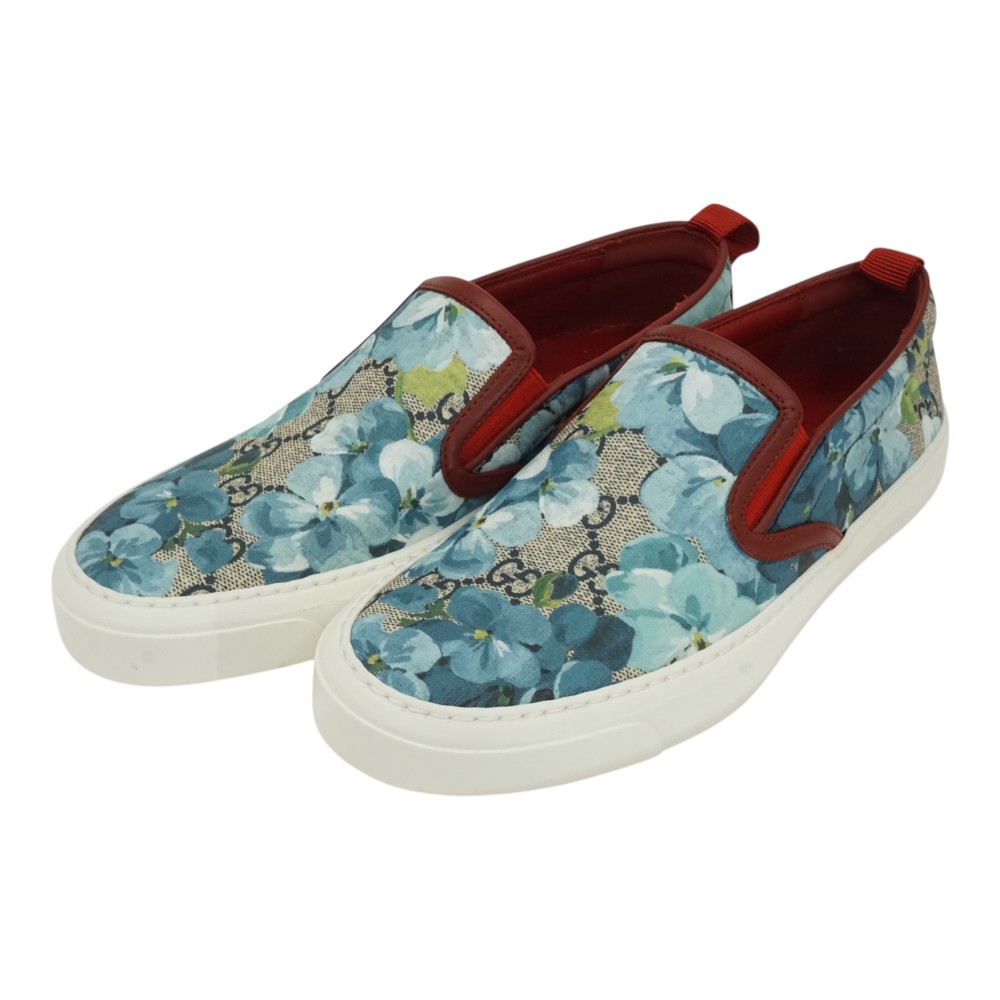 グッチ Gucci 546150 スリッポン 花柄 靴【中古】