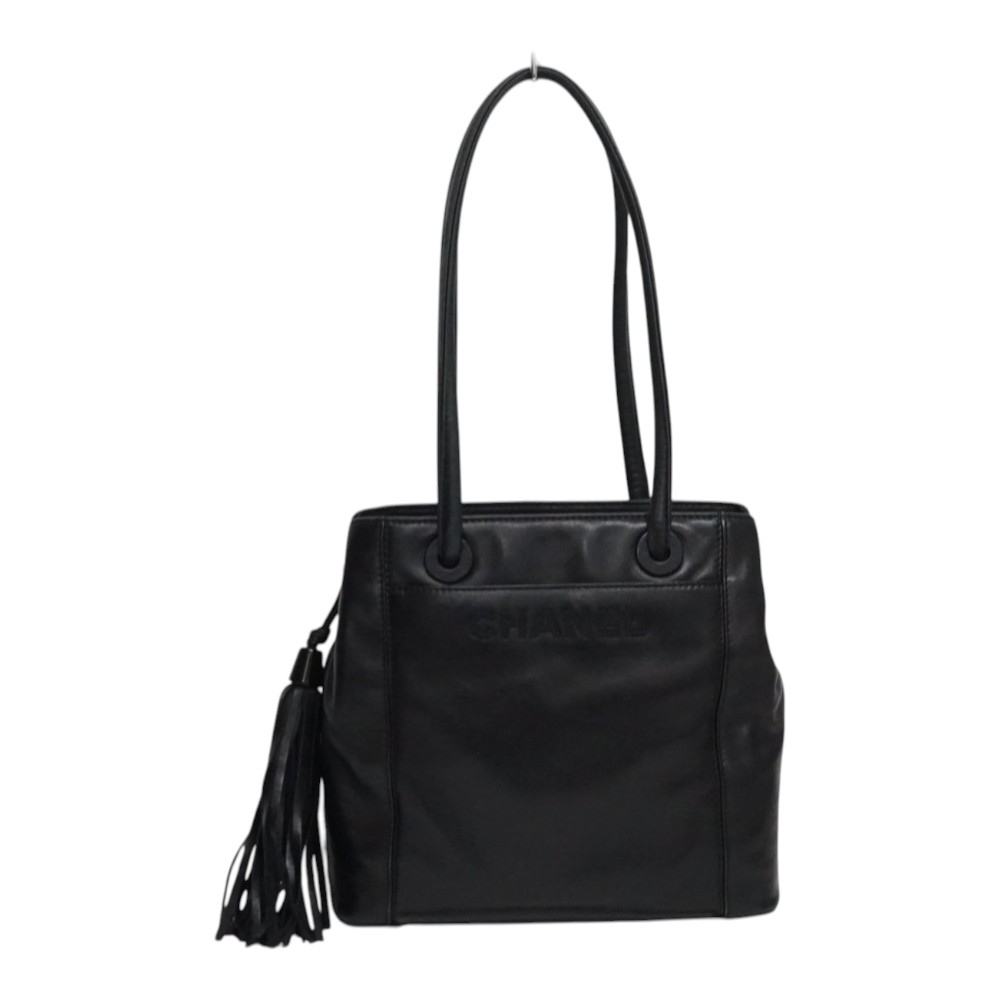 シャネル Chanel A10176 フリンジショルダーバッグ トートバッグ【中古】