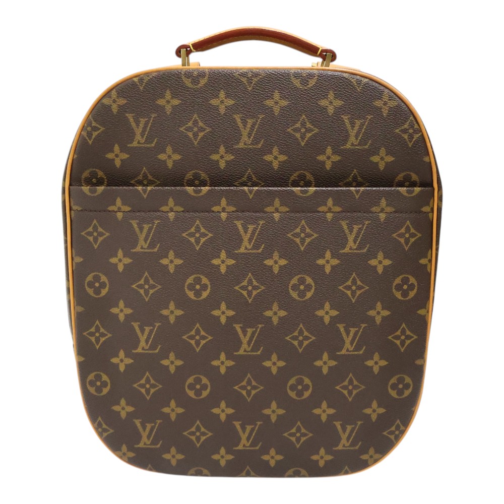 ルイヴィトン Louis vuitton M51132 パックオール・サックアド 背嚢 ユニ一発やる PVC/なめし革 赤銅色【中古】