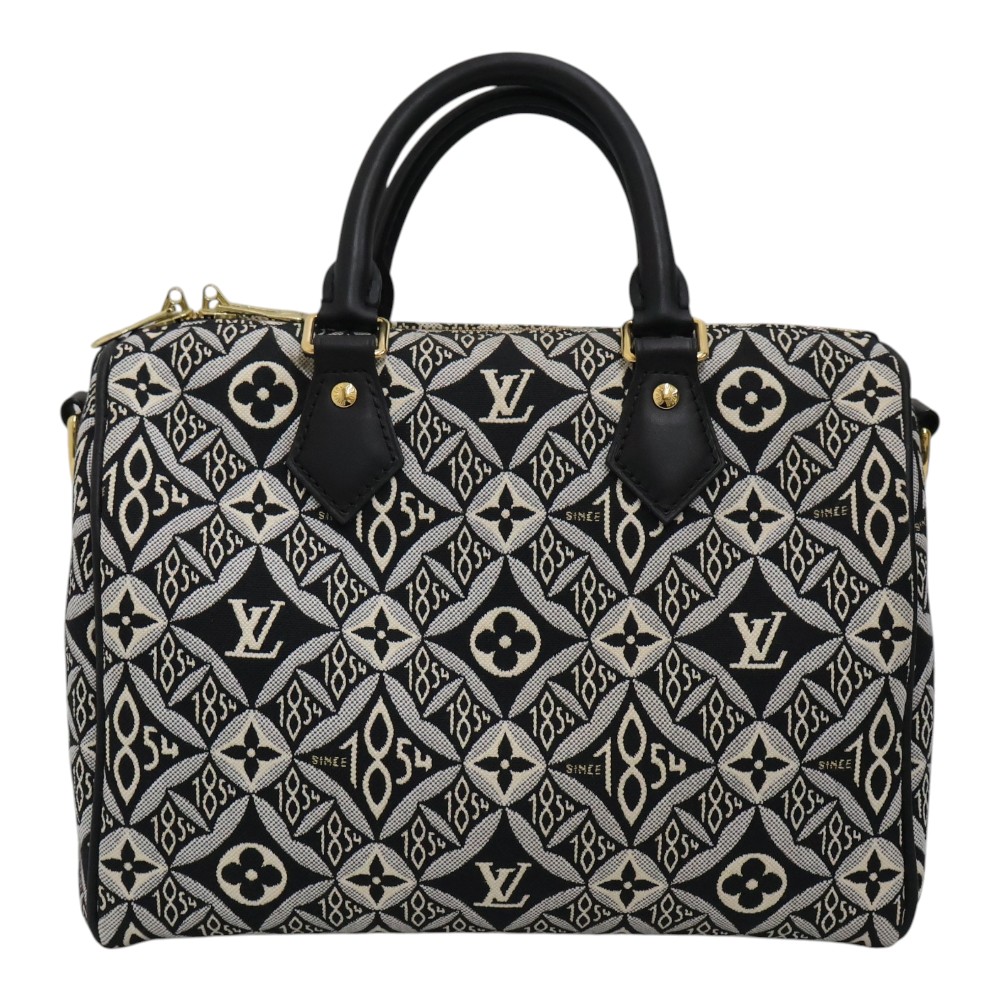 ルイヴィトン Louis vuitton M45769 スピーディバンドリエール 2WAY レディース 帆布/なめし革 黒いこと×白いこと【中古】
