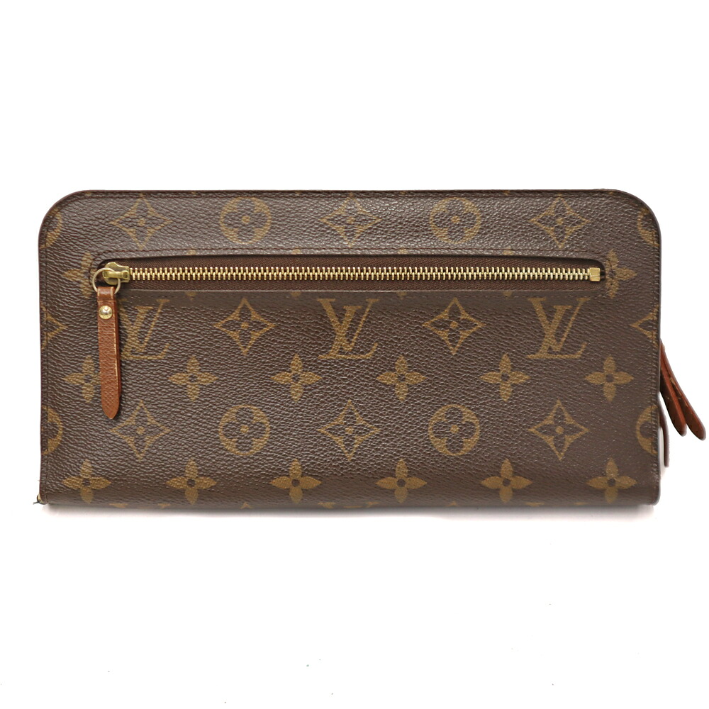 ルイ・ヴィトン Louis Vuitton M66566 オーガナイザーアンソリット 長紙入れ PVC モノグラム 赤銅色 ユニ一発やる 【中古】