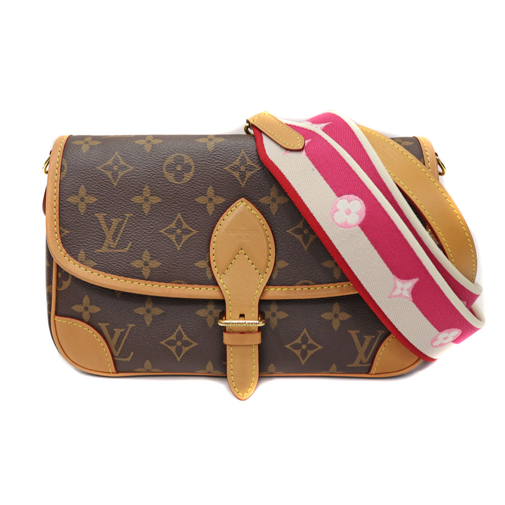 ルイヴィトン Louis Vuitton M46049 ディアヌNMPM ショルダーバッグ PVC モノグラム 赤銅色 レディース【中古】