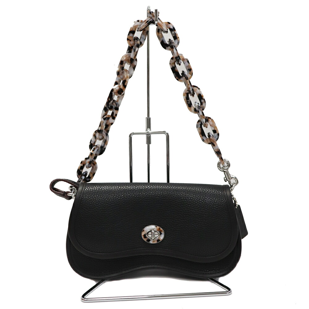 コーチ職 Coach CK113 ウェイビー ディン足懸かり ショルダーバッグ なめし革 ユニ一発やる 【中古】