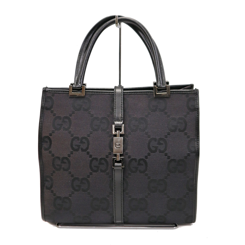 グッチ Gucci 002.1065 ジャッキー ハンドバッグ キャンバス ダークグレー レディース【中古】|質屋かんてい局 店