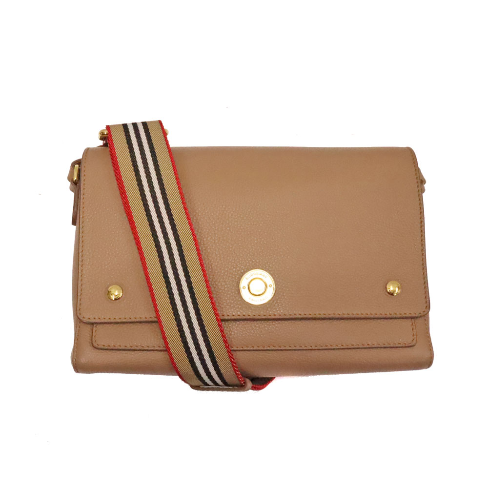 バーバリー BURBERRY 8021906 MD NOTE 2WAY ショルダーバッグ クラッチバッグ レディース ベージュ系 【中古】