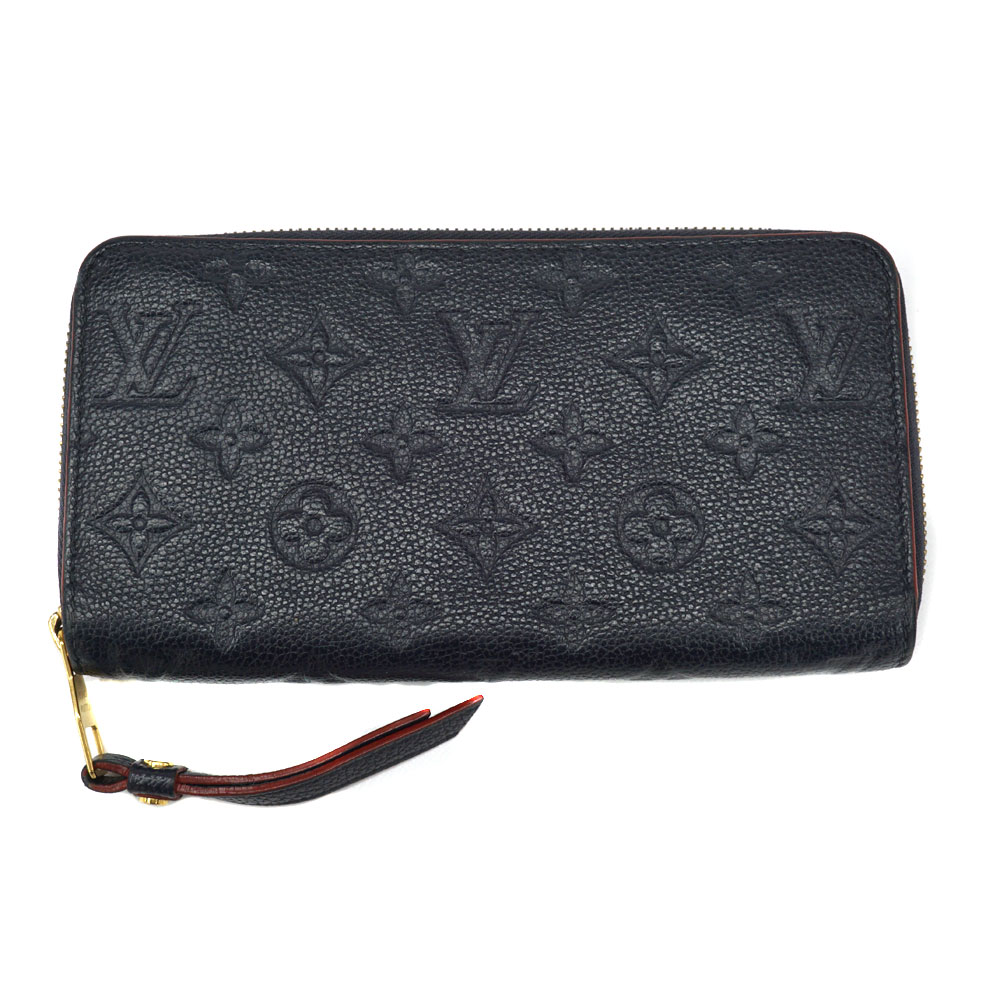 ルイヴィトン Louisvuitton M62121 ジッピーウォレット ラウンドジッパー長紙入れ 米国海軍 【中古】