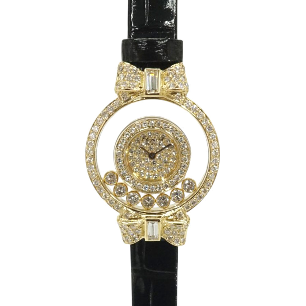 ショパール Chopard 20/5020 ハッピーダイヤモンド リボン【中古】|質屋かんてい局 店