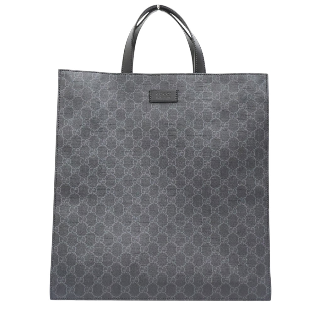 グッチ Gucci 495559 トートバッグ メンズ PVC/なめし革 黒いこと 【中古】