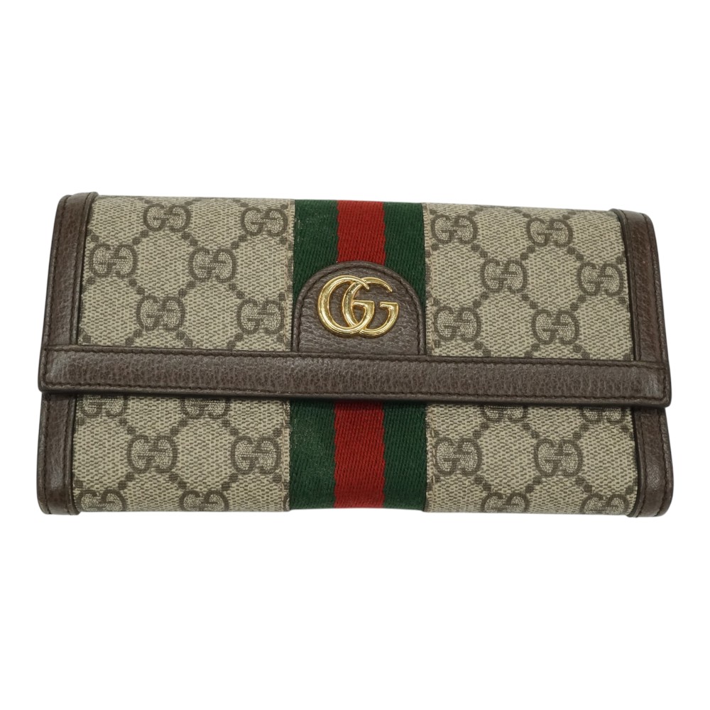 グッチ Gucci 735430 2つ折り長紙入れ オフィディア【中古】