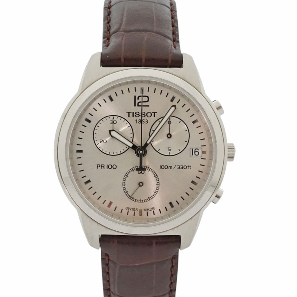 ティソ TissotT049.417 PR100 クロノグラフ クオーツ シルバー文字盤【中古】|質屋かんてい局 店