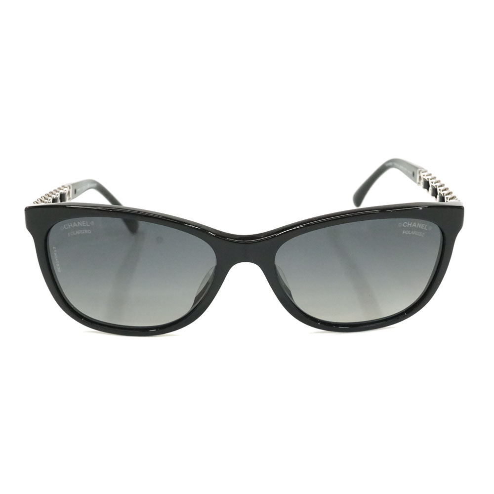 シャネル Chanel 5260-Q 黒眼鏡 黒いこと ココマーク【中古】