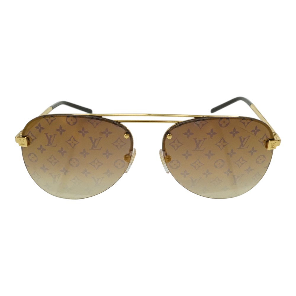 ルイヴィトン Louisvuitton Z1020E 黒眼鏡 赤銅色【中古】