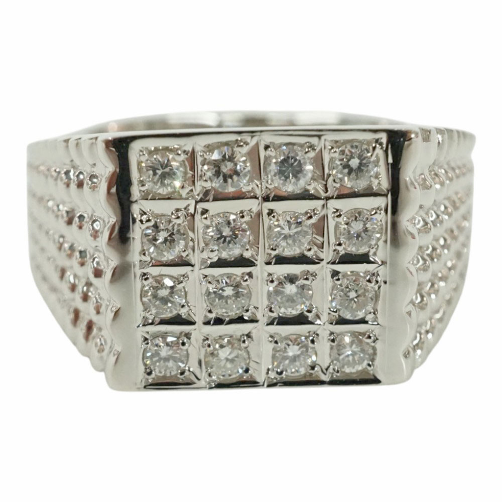 Pt900 プラチナ リング 指輪 ダイヤモンド0.90ct【中古】|質屋かんてい局 店